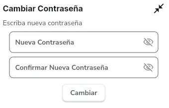 Configuración de la contraseña