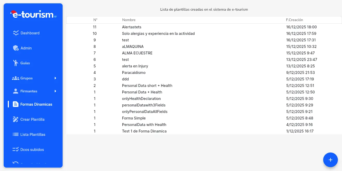 Menú Formas Dinámicas