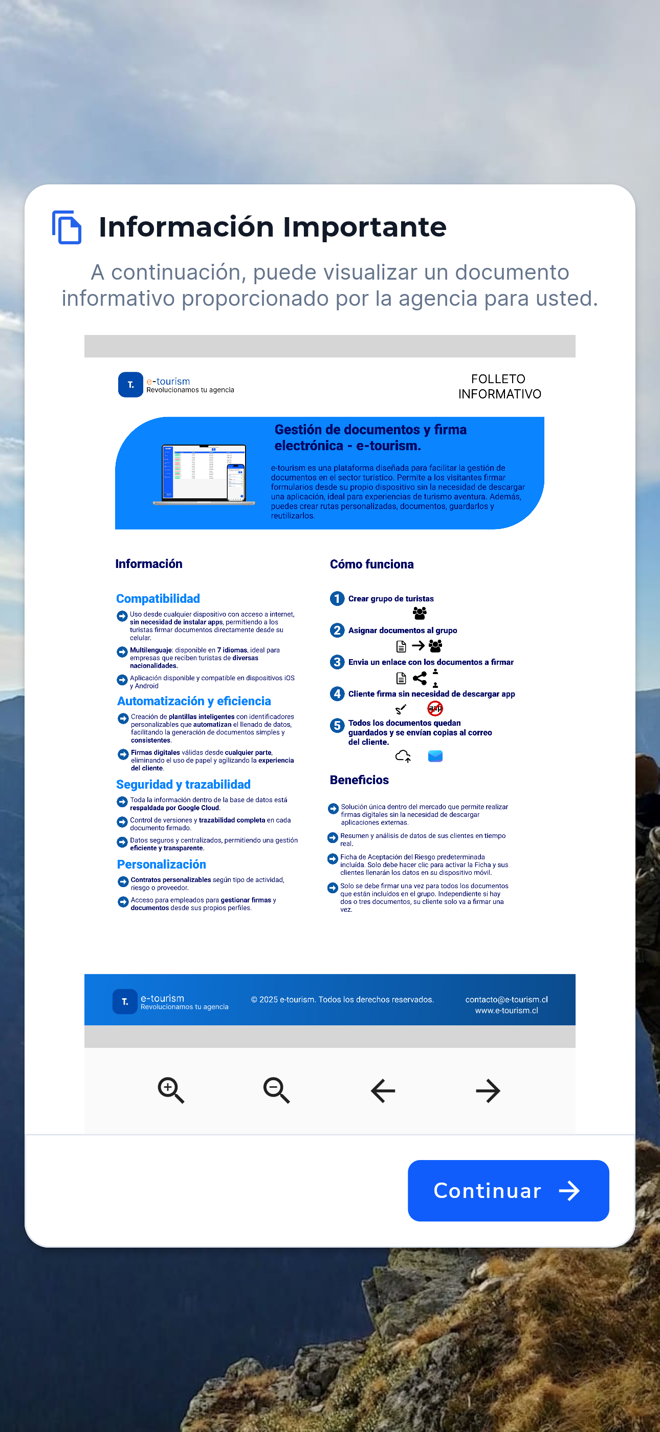 Vista del documento showroom